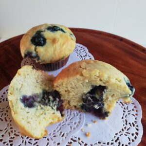Gluten free and dairy Blueberry muffins