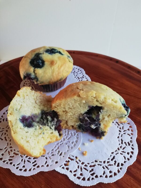 Gluten free and dairy Blueberry muffins