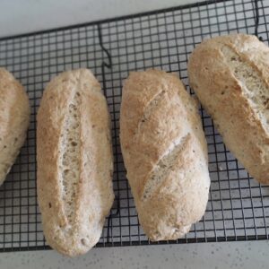 Gluten free vegan sub sandwich bread